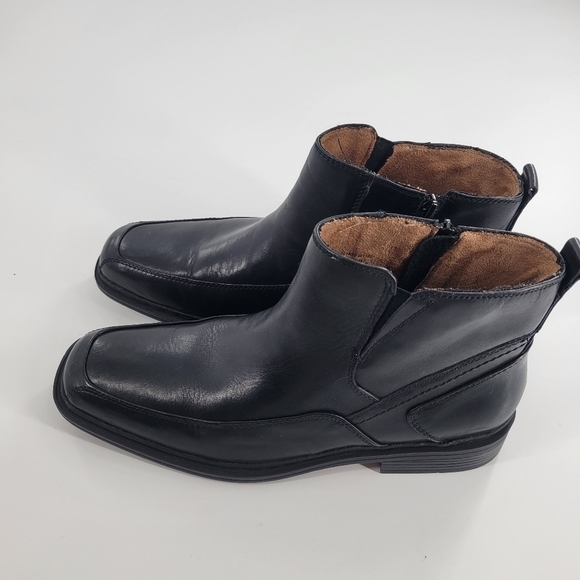 Men Florsheim Black Midtown Plain‎ toe zipper Boots Size 10 main image 6